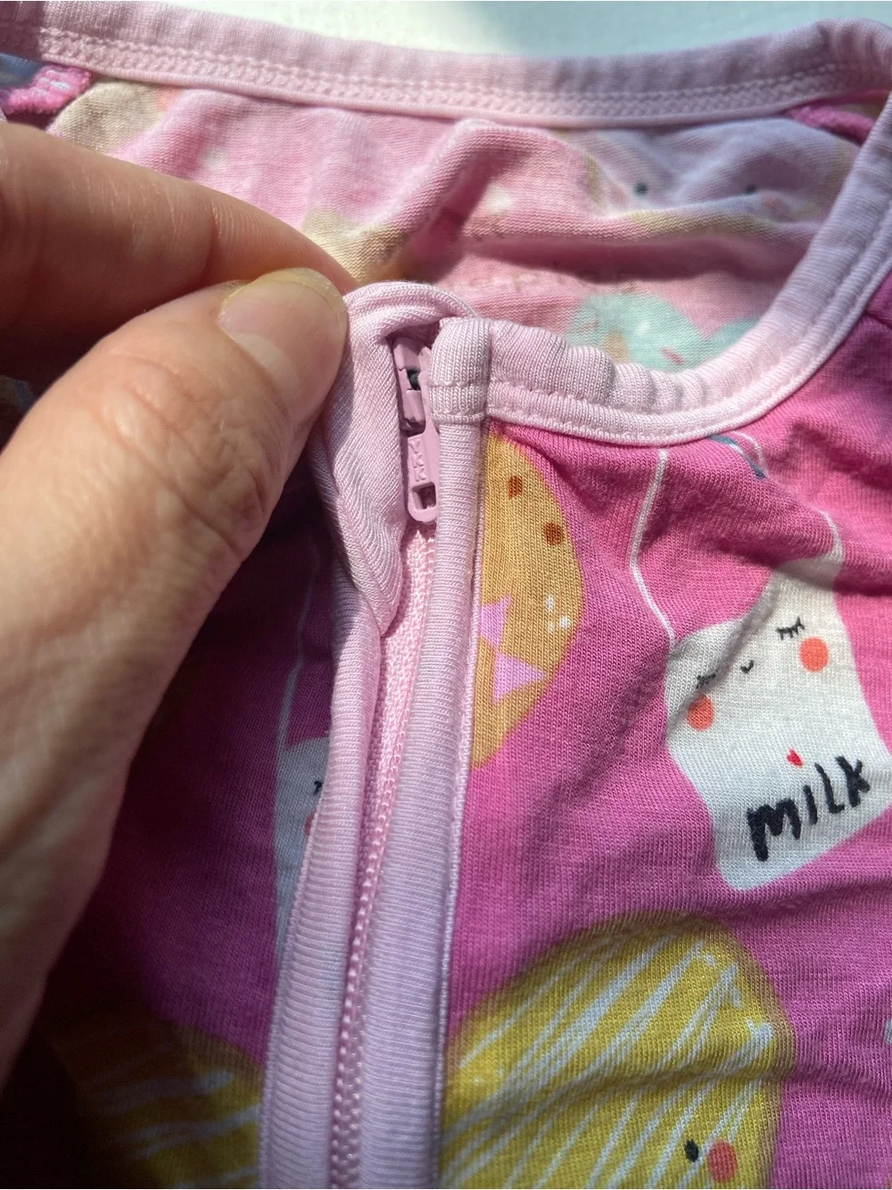 Little Sleepies soft pink